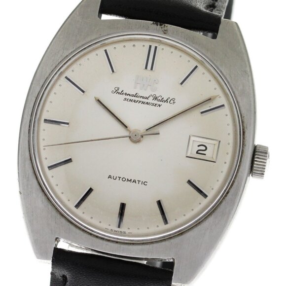 IWC SCHAFFHAUSEN Date Cal.8541B Silver Dial Automatic Men's Watch_711579